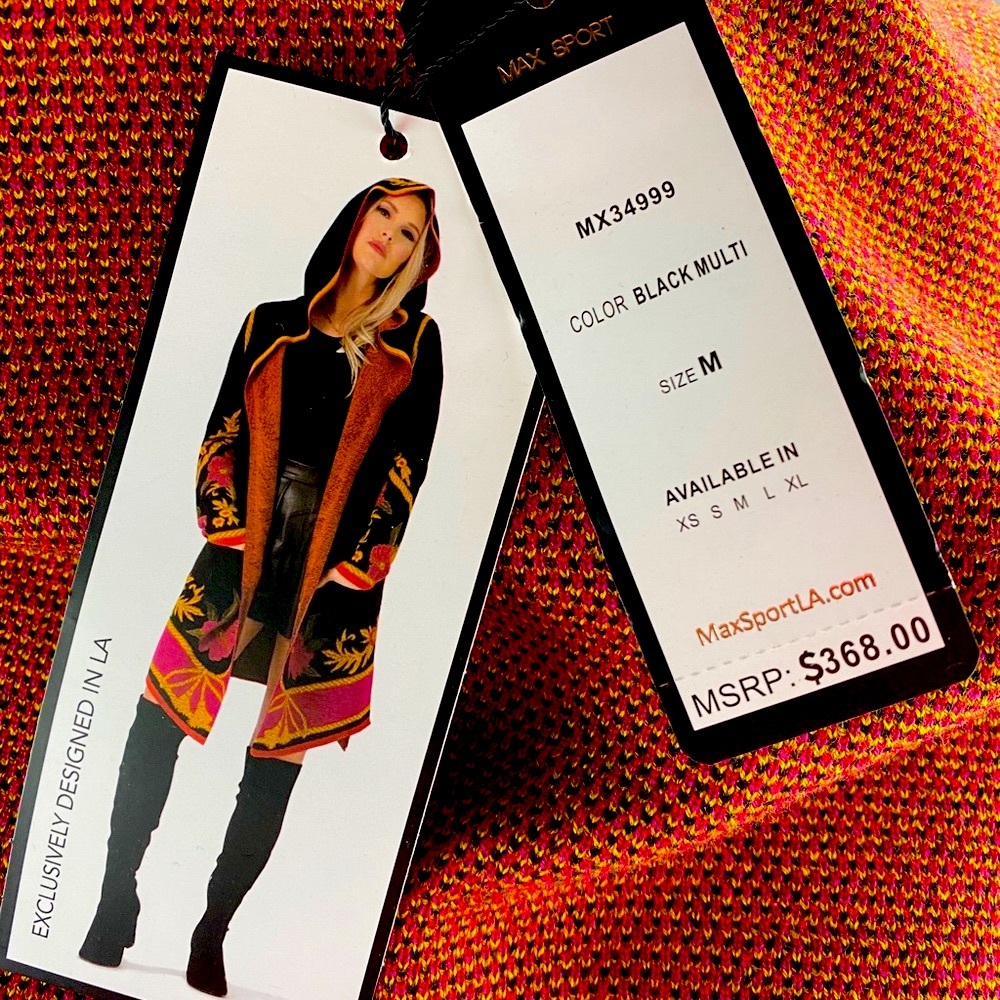 MAX SPORT | ❤️HOST PICK ❤️NWT Hooded Cardigan M - Picture 6 of 11